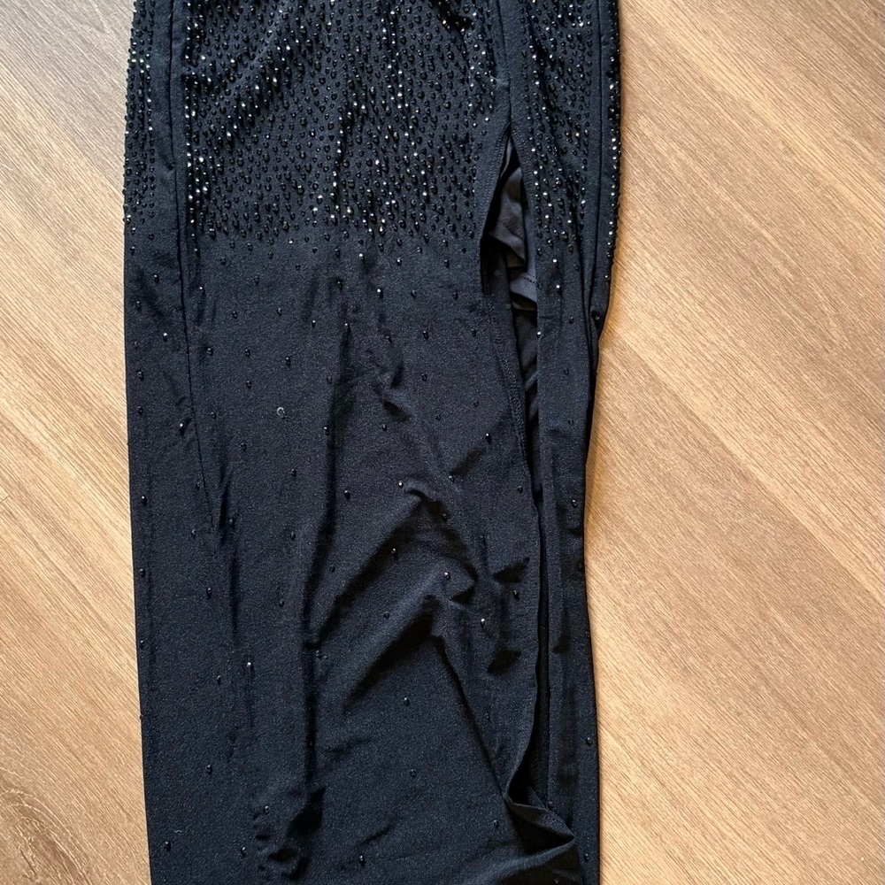 Taylor Corset Rhinestone Mesh Formal Dress size S - Picture 7 of 9